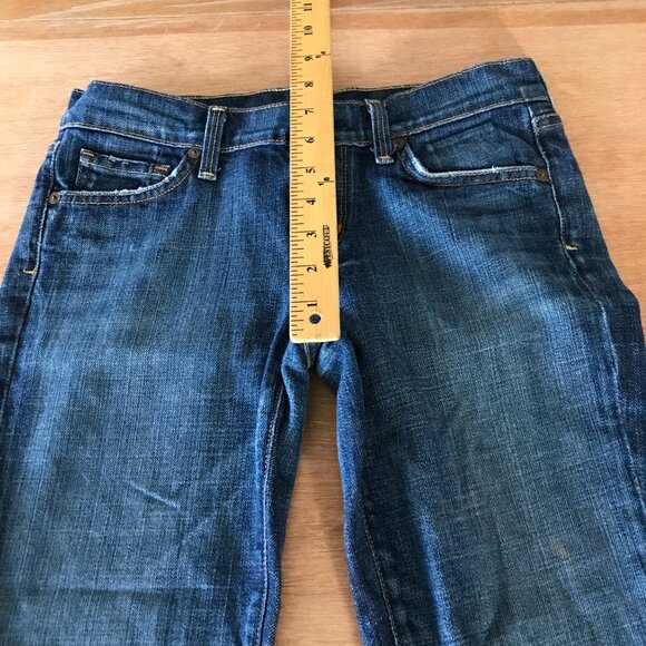 Citizens of Humanity Kelly# 063 Stretch Low Waist Cropped Jeans Women 26 Blue - Picture 10 of 14